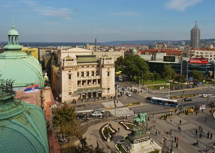 Pensión Five Points Square - Center Belgrado